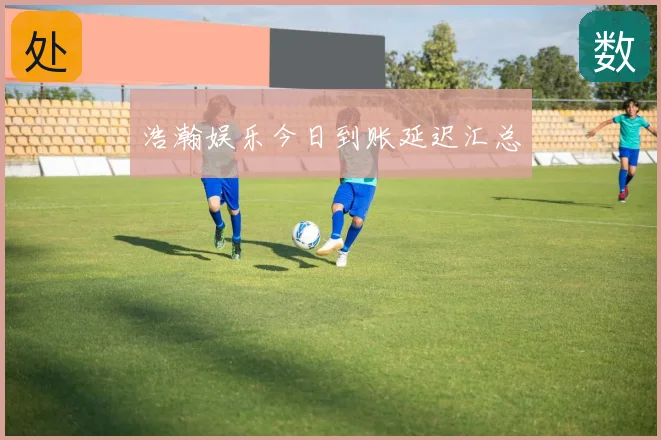 浩瀚娱乐今日到账延迟汇总